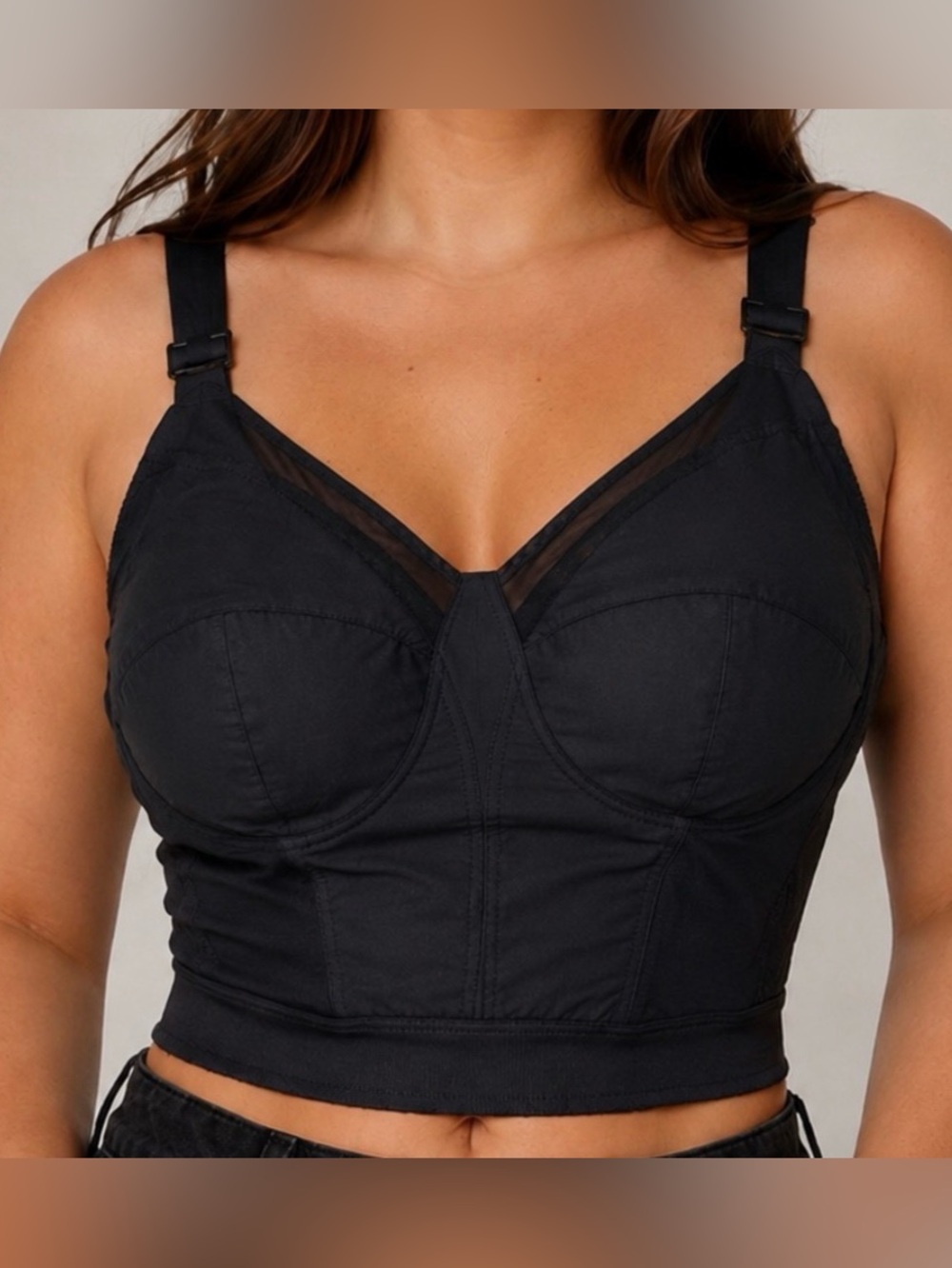 EUC- Vintage Underscore ‘Wire-free Longline’ Bra